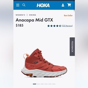 Hoka Anacapa Mid GTX Shoes Women